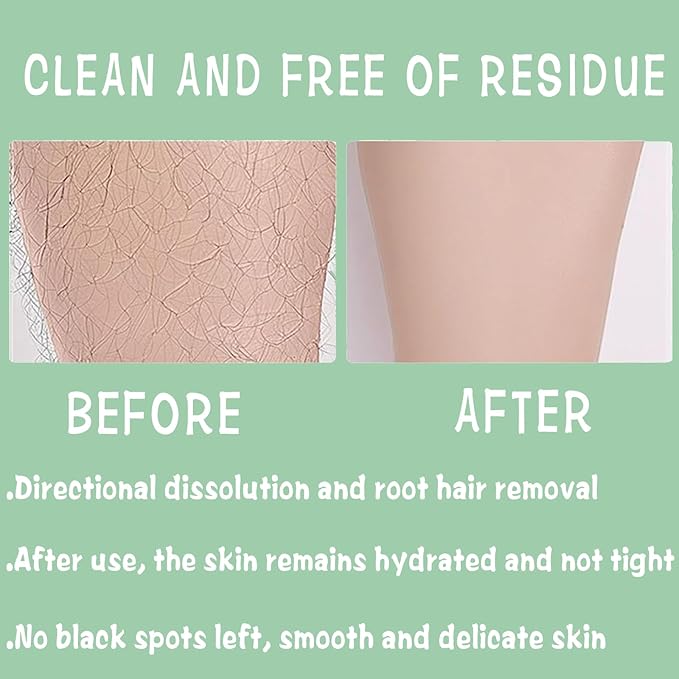 Gentle Painless Hair Removal Cream Contains No-irritating Ingredients Convenient Fast Two-in-one Hair Removal and Skin Care Product Suitable For All Skin Types