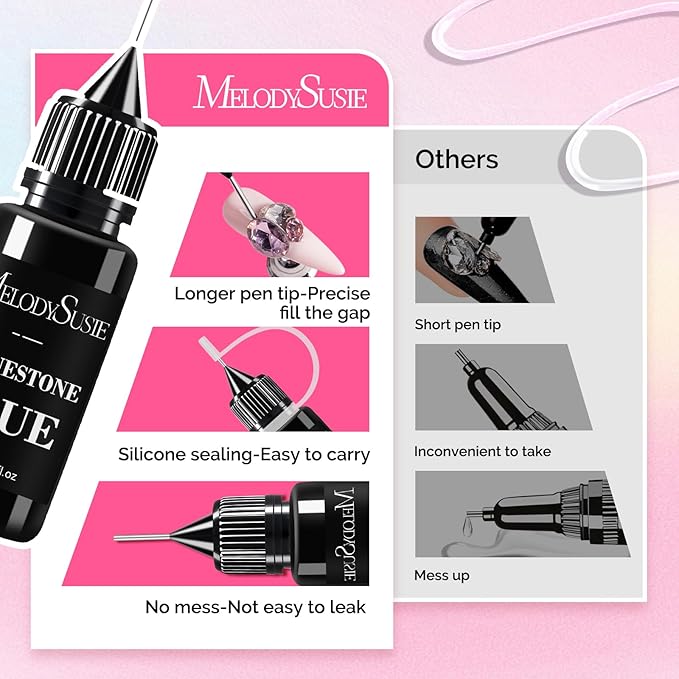 MelodySusie Handheld UV Light for Gel Nails and Nail Rhinestone Glue, ART01R Cordless Gel X Nail Lamp Rechargeable with LCD Display Flash Cure Nail Dryer for Nail Art Design Decoration DIY at Home