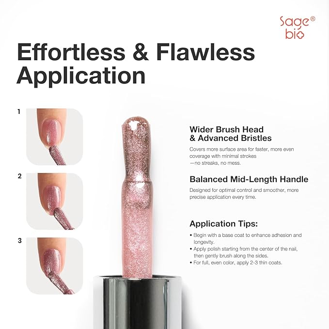 15ml Cat Eye Gel Nail Polish with Magnet Shimmer Glass Bead Effect 11