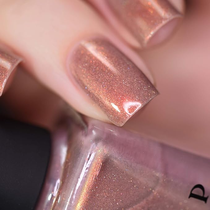 ILNP Quicksand - Refined Warm Taupe Holographic Nail Polish