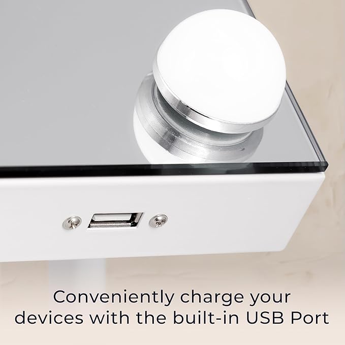 Zadro Hollywood Lighted Vanity Mirror with 15 LED Bulbs, 3 Color Light Settings, 360° Rotation Makeup Mirror Head (26" H x 20" W | 1X | Neutral)