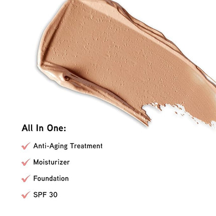 Physicians Formula Super CC+ Cream Color-Correction + Care Cream Full Coverage Light Foundation, Anti Aging Hydrating Serum, For Uneven Skin Tone, Dermatologist Approved