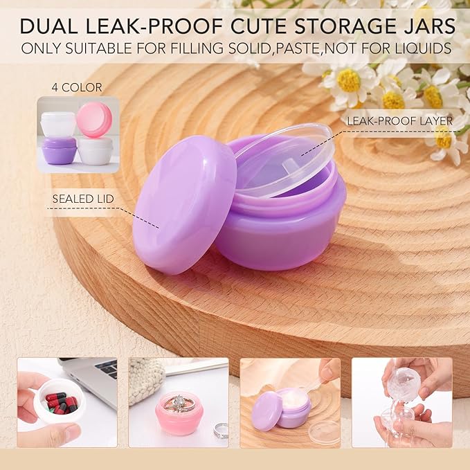 Muslish 21 Pack Travel Bottles for Toiletries, Leak-Proof TSA Compliant Silicone Travel Size Containers for Shampoo and Conditioner, BPA Free with Toiletry Bag (Cream)