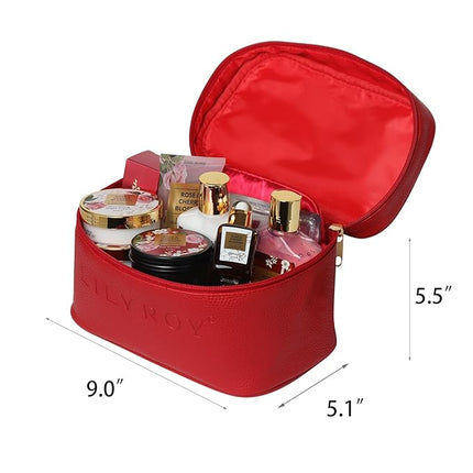 Valentines Day Gifts for Mom Spa Gift Set for Women 17Pcs Luxury Bath & Body Gift Set Beauty Care Kit with Necklace | Mothers Day, Birthday, Christmas Gifts for Her Wife Pampering Kit for Travel