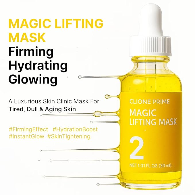 Korean Skin Care Set For Women - Gift For Women Korean Anti Aging Skin Care Products Lifting, Firmness & Hydration Essence, Mask, Booster & Ampoule Set for Radiant Smooth Looking Skin