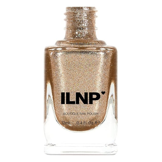 ILNP Mirage - Brilliant Gold Holographic Ultra Metallic Nail Polish