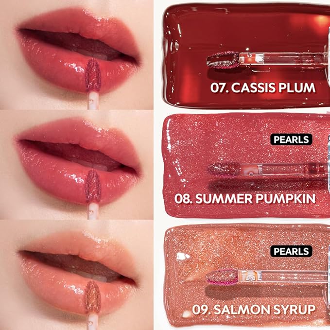 TIRTIR Waterism Tinted Lip Gloss #01 Mauve Rose, 0.14 Fl Oz – Kiss Ready Lipgloss, 12H Long Lasting Non Sticky Natural Tinted Glow Korean Multiuse Cheek and Lip Tint for Women gift