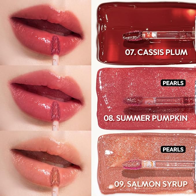 TIRTIR Waterism Tinted Lip Gloss #05 Scotch Shot, 0.14 Fl Oz – Kiss Ready Lipgloss, 12H Long Lasting Non Sticky Natural Tinted Glow Korean Multiuse Cheek and Lip Tint for Women gift