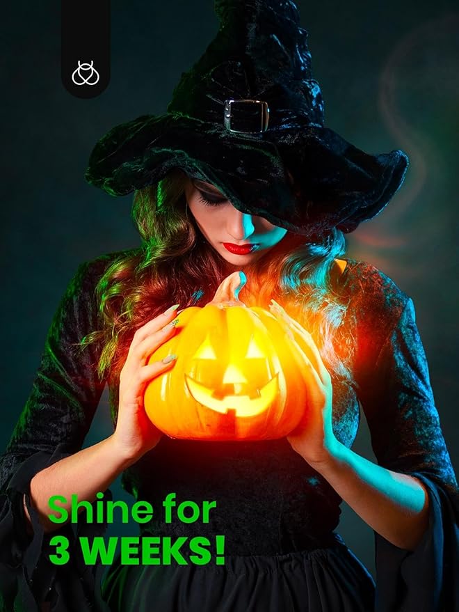 Beetles Halloween Gel Nail Polish, Luminous Green Glow in the Dark Gel Nail Polish Soak off Uv Led Nail Lamp Halloween Nail Art Manicure Salon DIY Home 0.5Oz