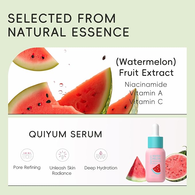 Fruit Skin Care Kit for Girls Teen, 6 Daily Routine Beauty Skincare Sets- Gift Set with Facial Cleanser, Vit-C Toner, Eye Cream, Hyaluronic Acid Cream, Serum, Lip Mask, Face Care Set for Travel