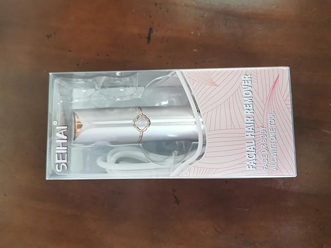 Facial Hair Removal for Women, Hair Removal Device, Rechargeable Hair Remover for Women, Facial Hair Remover for Face, Upper Lip, Chin, with a Branded Storage Bag