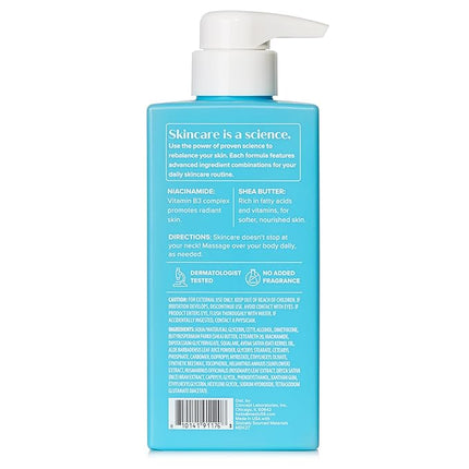 MEDIX Fragrance Free Niacinamide Face Moisturizer + Shea Butter Cream For Face & Body Lotion | Anti Aging Skin Care Firming Cream For Wrinkles, Dark Spots, Large Pores, 15 Fl Oz