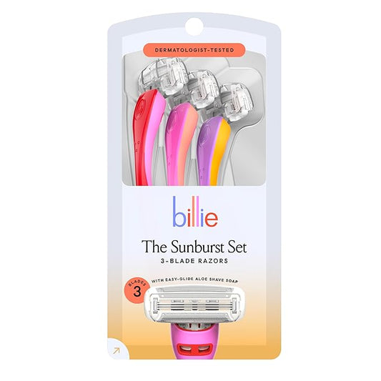 Billie Disposable Razors for Women - The Sunburst Set