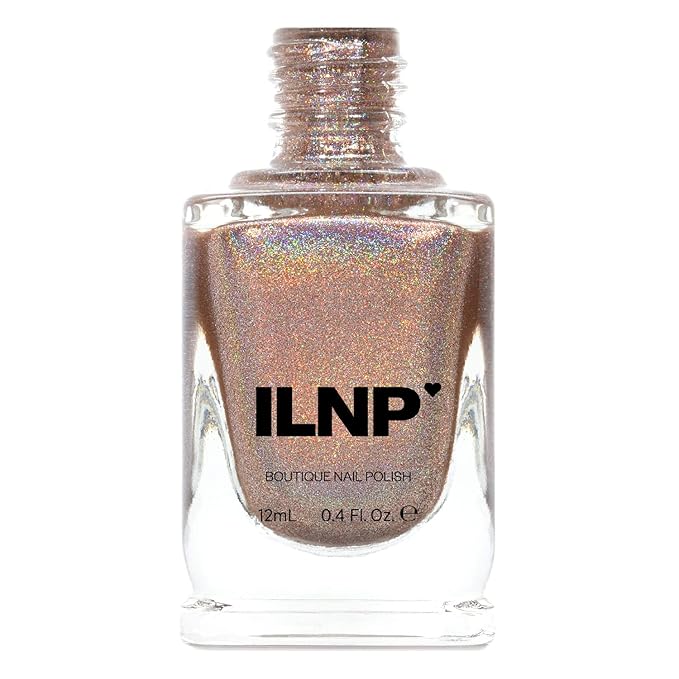 ILNP Soft Focus - Cozy Medium Beige Ultra Holographic Nail Polish