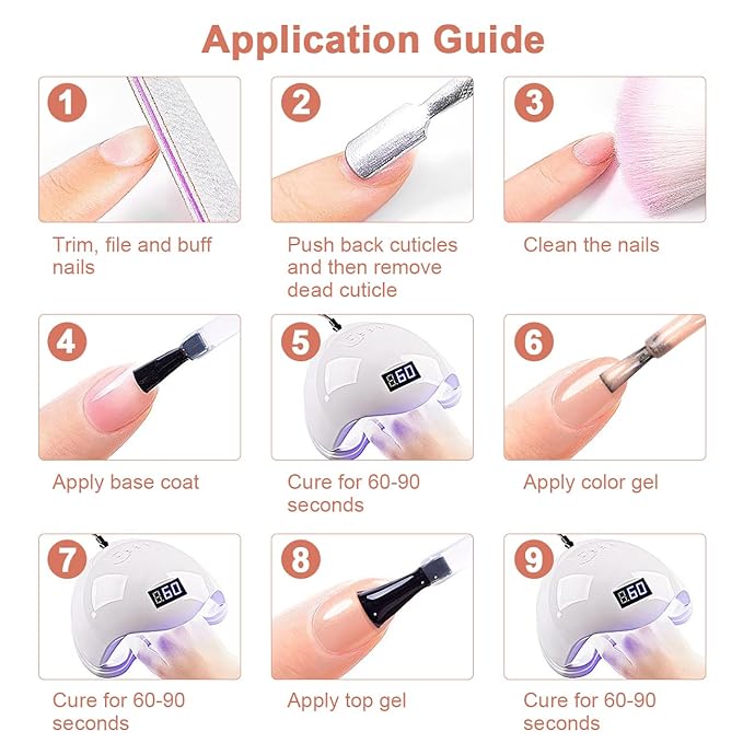 RARJSM Nude Glitter Gel Nail Polish Sheer Orange Pink Gold Shimmery Milky Jelly Gel Polish Neutral Color Skin Tone 15ml Sparkle Pigments Gel Soak off UV LED Cured for Home Salon DIY Nail Art