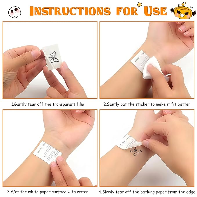 12Pcs Halloween Face Eye Shadow Temporary Tattoos Stickers for Women Girl's kids,Eye Shadow Tattoo Stickers，Halloween Cosplay Party Decorations