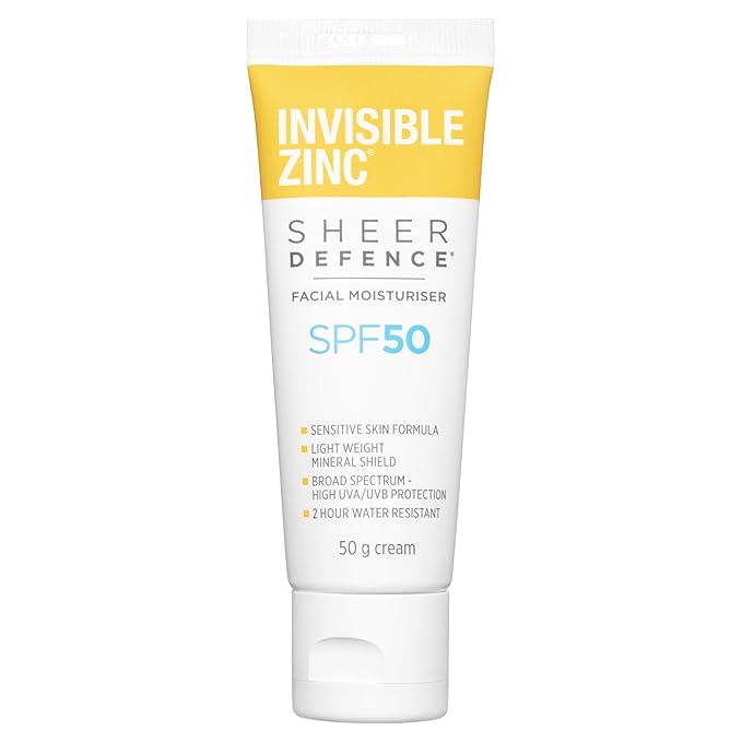 Sheer Defence Moisturizer SPF 50 - Daily Moisturizer With Sun Protection To Prevent Appearance Of Premature Aging Caused By Harmful UV Rays - 50g