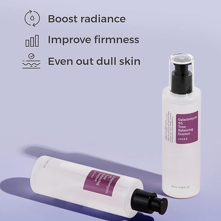 COSRX Galactomyces 95 Tone Balancing Toner, 100ml / 3.38 fl.oz, Moisturizing, Skin Soothing, Contains 95% Galactomyces Ferment Filtrate, For All Skin Types, Korean Skin Care