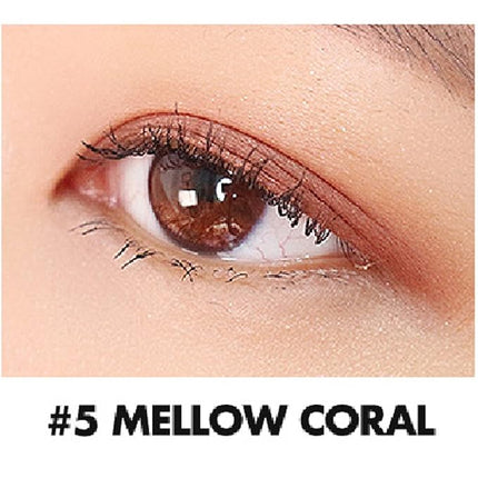 lilybyred Starry Eyes Am9 to Pm9 Gel Eyeliner | Korean Gel Eyeliner, Intense Color Payoff, Creamy Formula, Easy Blending, Built-in Sharpener, Smudge-Proof, Long-Lasting, 0.017 oz. (05 Mellow Coral)