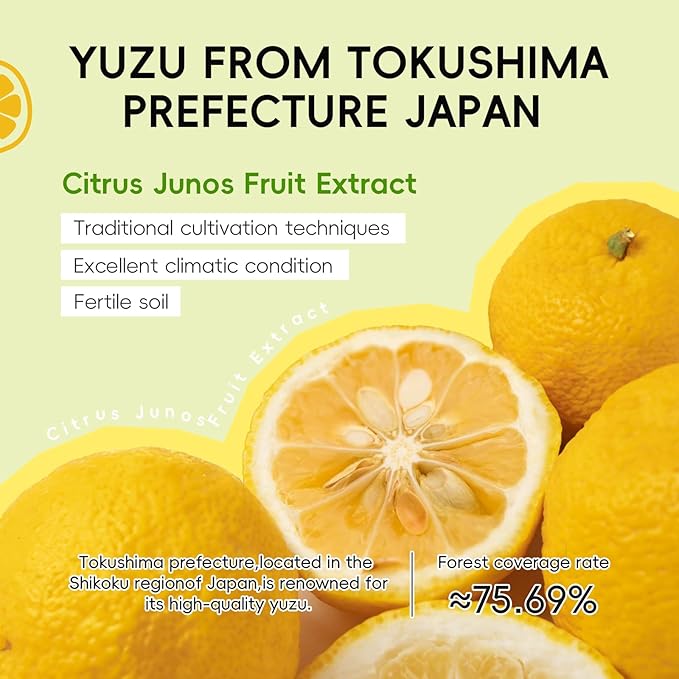 Foaming Face Wash, Citrus Junos Extracts, AHA+BHA, Lactic AcidSalicylic Acid, Sodium Hyaluronate, B5, Exfoliating, Pore Minimizer, Hydrate, Glow Up, 3.53 Oz