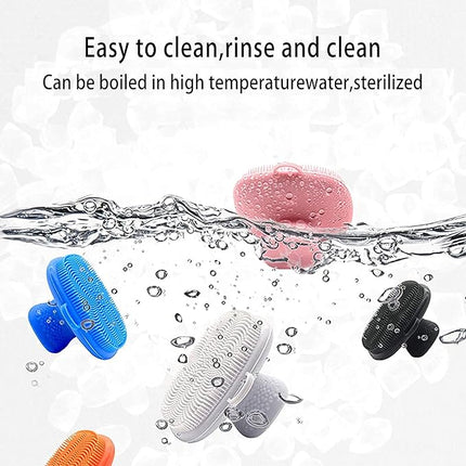 Silicone face Scrubber for Women Facial Cleansing Brush Silicone Face Wash Brush Manual Waterproof Cleansing Skin Care Face Brushes for Cleansing and Exfoliating