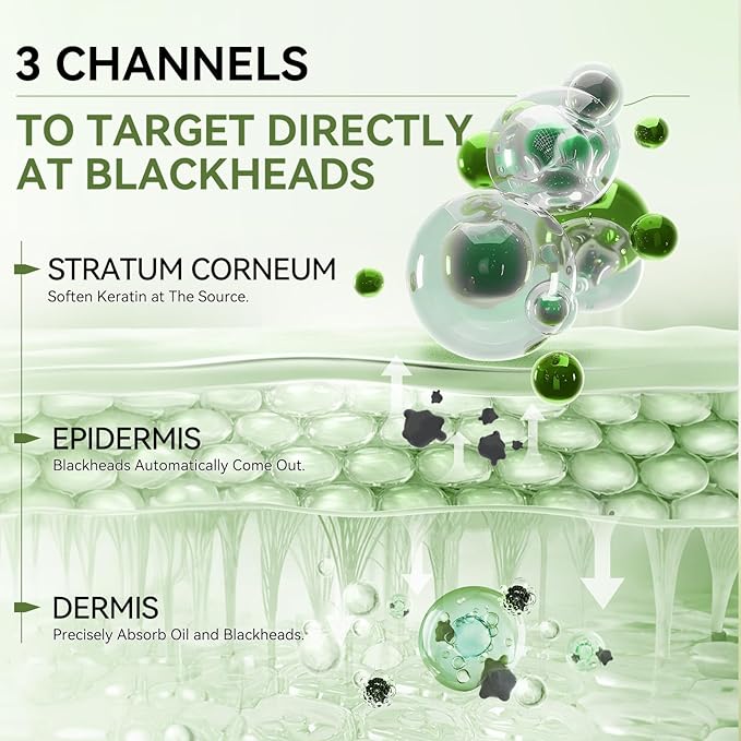 LANBENA 2-Pack Pore Strips: 2% Salicylic Acid BHA Nose Strips + Bamboo Charcoal Blackhead Peel-Off Mask | Deep Cleansing, Purifying Pore Treatment for Blackhead & Oil Removal, Plant-Based Skincare Duo