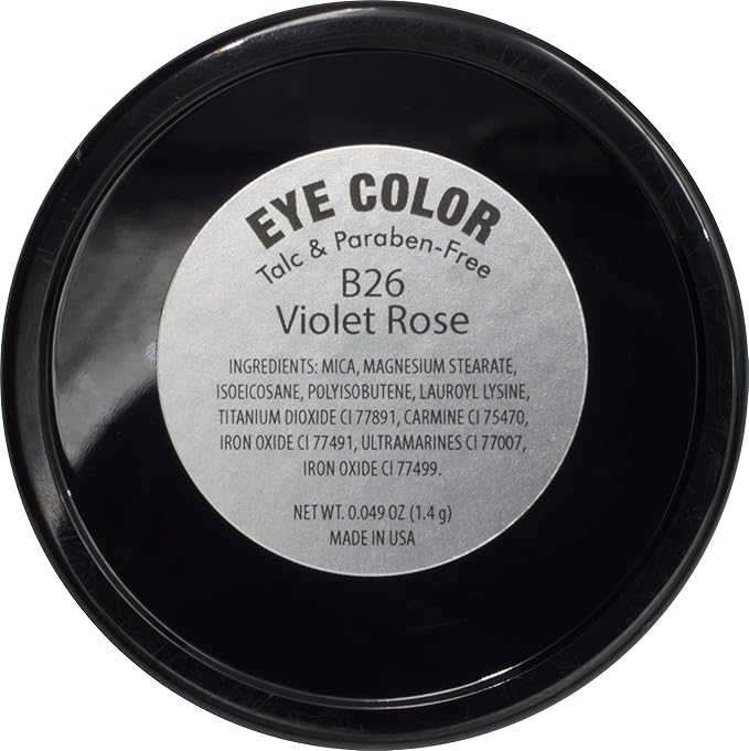 Violet Pink Rose Matte Pressed Powder Single Vegan Eyeshadow; Talc, Paraben & Cruelty Free