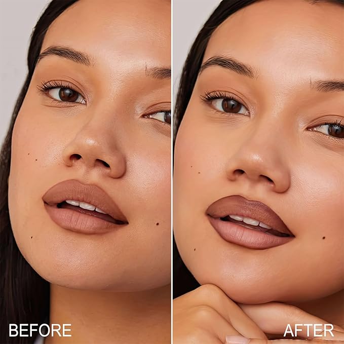 OETUIOW Lip Liner Stain, Lip Stain Moisturizing & Enhancing Complexion for All Skin Types Women, Lip Lint Waterproof & Long-Lasting (Coral)