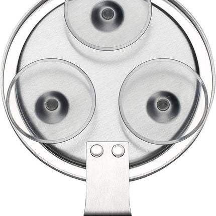 Ettori Shower Mirror Fogless for Shaving with Razor Holder, Powerful Lock Suction Fogless Mirror for Shower