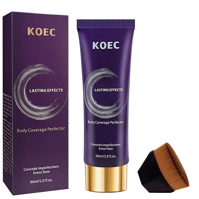 Body Coverage Perfector - Waterproof Leg & Body Makeup, Tattoo Cover Up, Scar & Vein Concealer, 24H Wear, Natural Radiance, 3.5 Oz (Natural Radiance)