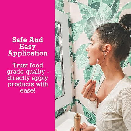 Spatty Daddy Last Drop Mini Makeup Spatula (6 Inch Pink) Shark Tank, Tiny Makeup Tool, Small Scraper, Stocking Stuffers, Gifts for Women Who Have Everything, Mini Makeup Beauty Set. Teenage Girls