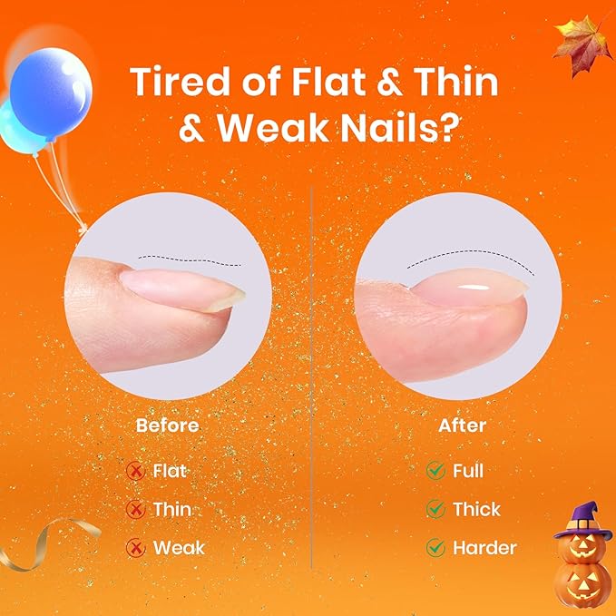 Beetles Builder Gel for Nails HEMA-Free,2 Colors 7 in 1 Clear & Nude Strengthener Gel for Building Nail Apex & Extension LED Lamp Cured Sensitive Nails Friendly for Beginners & DIY Fall Nails Salon