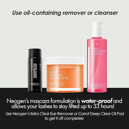 [K-Beauty] Neogen Dermalogy Extra Volume Curl Metal Mascara (Volume, Black-Refill)