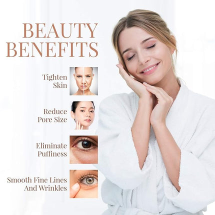 Ice Globes for Facials | Unbreakable Steel Cooling Roller | Cryo Sticks for Face | Massager for Face Neck & Eyes | Skin Care for Dark Circles, Puffiness, Wrinkles, Collagen Production (Green)