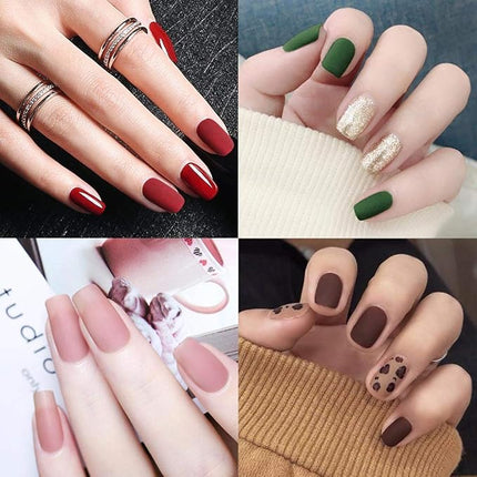 VENALISA 2 Pcs No Wipe Matte Gel Top Coat and Base Coat Set- Matte Top Coat Gel Nail Polish Kit, Soak Off Nail Art Home and Professional Manicure