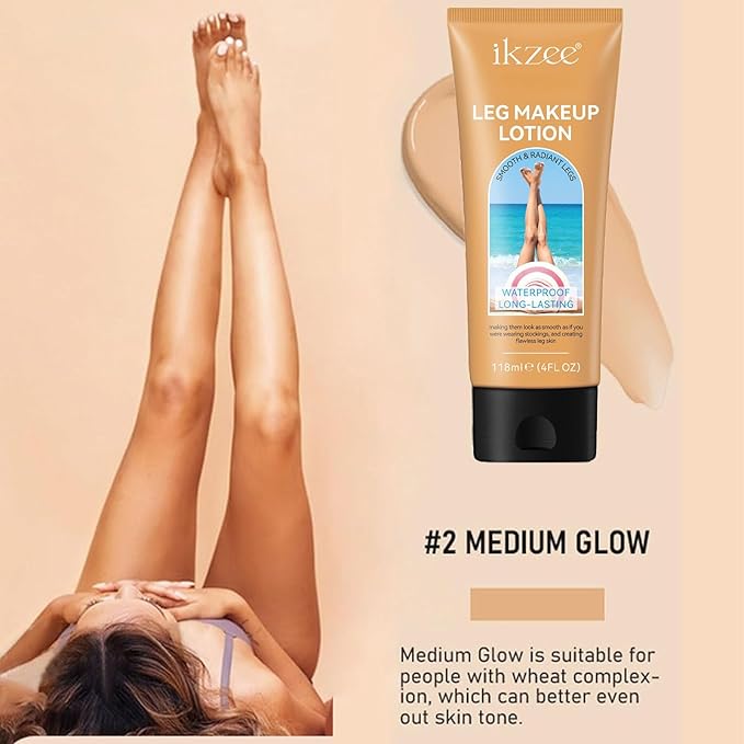 Dulele Leg and Body Makeup Foundation, Leg Makeup Waterproof No Transfer, Medium, Leg Vein Cover up Makeup for Varicose Veins, Body Scar Cover up for Tattoo Concealer