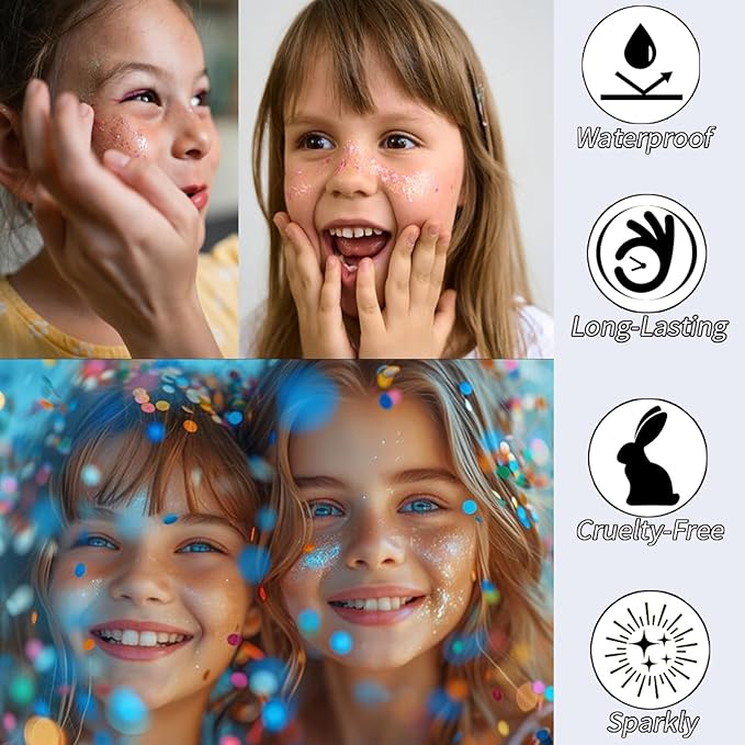 Pink Face Glitter Gel,Singer Concerts Music Festival Rave Accessories,Lover Heart Body Glitter Gel,Halloween Sequins Face Glitter Paint Makeup,Sparkling Hair Chunky Glitter for Women,50ML