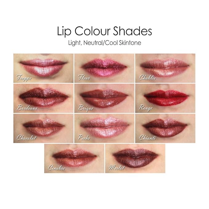 Lauren Brooke Cosmetiques Natural Lip Color, Lipstick (Bordeaux)