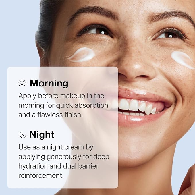 PHYSIOGEL Facial Moisturizer, Provides 120-hour Lasting Hydration Korean Skin care, Fragrance Free, Strengthens Skin Barrier, Lightweight Cream for Sensitive Skin, Ceramide, Squalane, 3.38 fl.oz