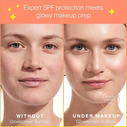 Supergoop! Glowscreen SPF 40, Sunrise (Champagne Glow) - 20 mL - Glowy Primer + Broad Spectrum Tinted Sunscreen - Helps Filter Blue Light - Hydration - Hyaluronic Acid & Vitamin B5
