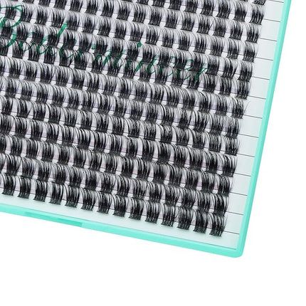Bodermincer 280pcs XXXL Tray-M12-10-12-14-16mm Mixed D Curl Wide Cluster False Eyelash Individual Cluster EyeLashes Grafting Fake False Eyelashes Eyelash Extension (XXXL Tray-M12-10-12-14-16mm Mixed)