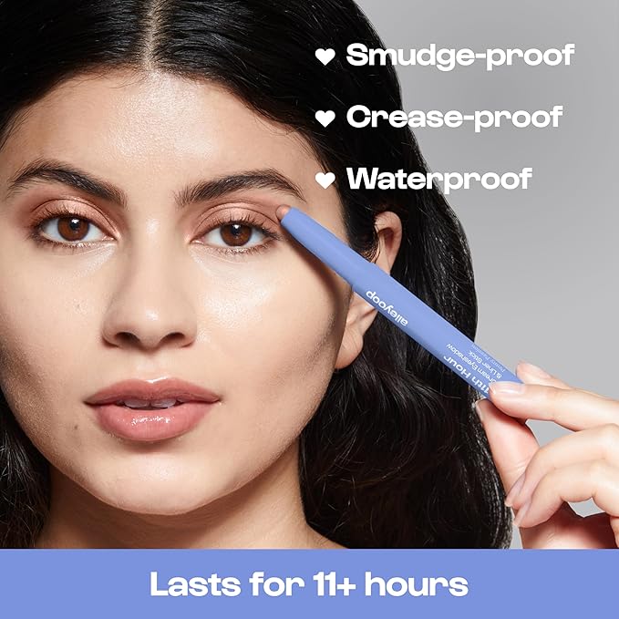 ALLEYOOP 11th Hour Waterproof Cream Eyeshadow Stick – Long-Lasting Eye Shadow Pencil & Eyeliner, Cream to Powder Stick & Highlighter – Smudge-Proof Eyeshadow Shimmer, Penny Passion Shimmer