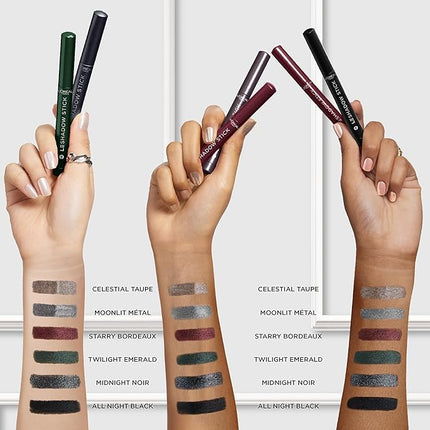 L'Oreal Paris Makeup Le Shadow Stick Eyeshadow, Blendable, Smudge-Resistant, Smokey Cream Eyeshadow, 290 Midnight Noir