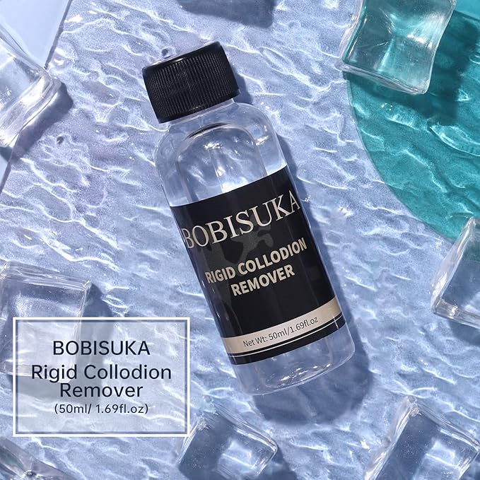 BOBISUKA Rigid Collodion Remover 50ml for Scar Makeup Removal Professional Special Effects Halloween Scarring Liquid Remover