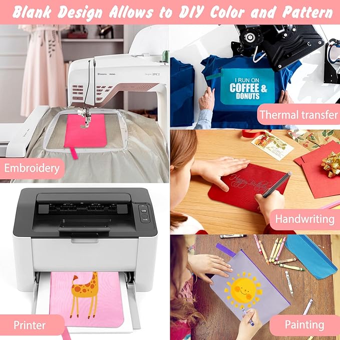 10 Pieces Cotton Canvas Makeup Bag with Bottom and Strap, Multi-Purpose Cosmetic Bag with Zipper Travel Toiletry Pouch, Blank DIY Craft Bag (Multicolor 02, S)