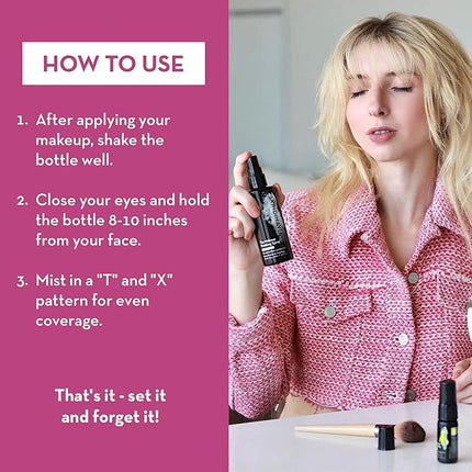 Skindinavia The Makeup Finishing Spray, Oil Control Makeup Setting Spray, All-Day Wear, Long-Lasting Up to 16+ Hours, Heat-Resistant & Waterproof, Fine Mist, 2.0 Oz