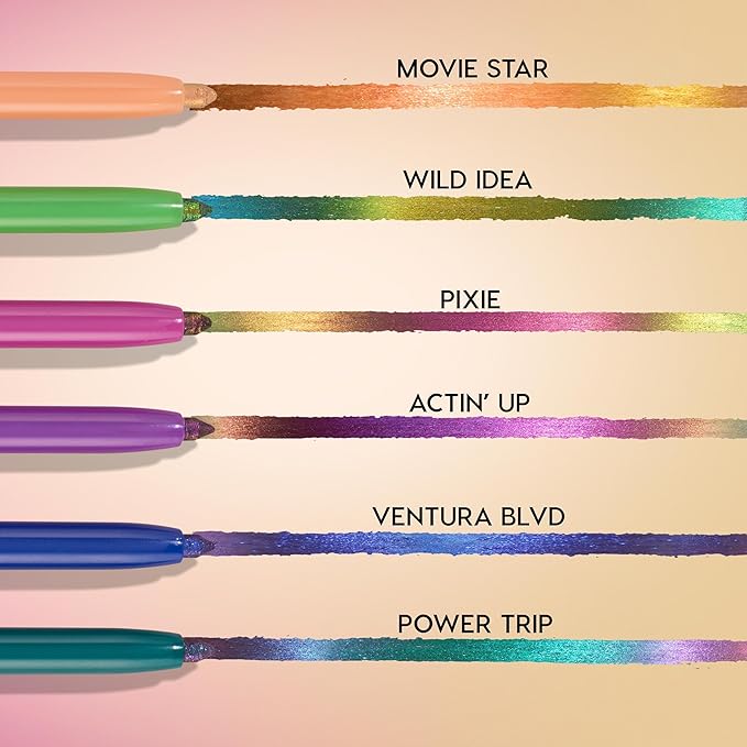ColourPop Crème Gel Waterproof Chrome Eyeliner - 18HR Wear, Ultra-Pigmented Eyeliner Pencil with Matte & Metallic Finishes - Smudge-Proof, Vegan & Cruelty-Free - Ventura Blvd (0.01 oz)
