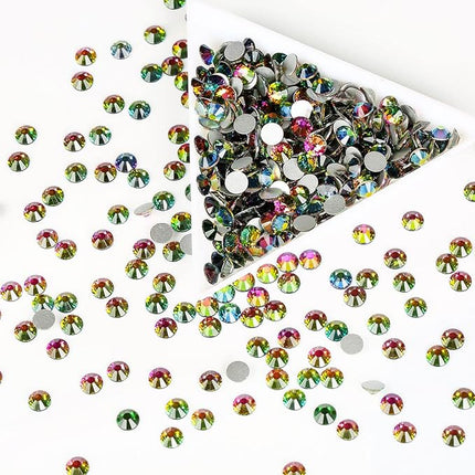 1440Pcs Blaze Crystal Rhinestones,Glass Flatback Rhinestones Gemstones for Nail Face Makeup Art Crafts Clothes Decoration -(SS20,4.8mm,Blaze)