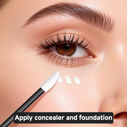 G2PLUS 200PCS Lip Gloss Applicators, Disposable Lip Brushes, Lipstick Gloss Wands Applicator Perfect Makeup Tool Kits (Black)