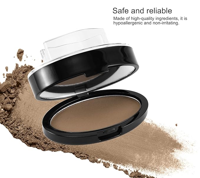 Boobeen Eyebrow Seal Stamp Powder - Waterproof 3 Seconds Eye Make Up Nature Coloring Kit - Creates Natural Looking Brows for Makeup Beginners